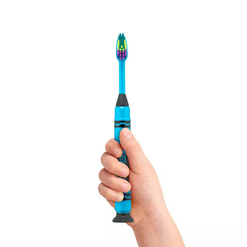 Gum Crayola Neon Clean Children's Toothbrush, Soft Bristled Kids Toothbrush Set, Age 3+, 8 ct