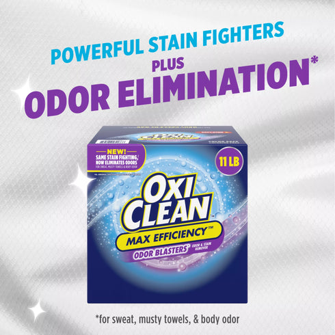 OxiClean Max Efficiency Odor Blasters Stain Remover, 11 lbs.