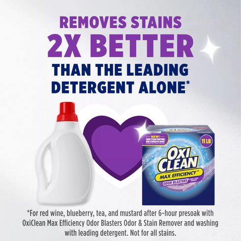 OxiClean Max Efficiency Odor Blasters Stain Remover, 11 lbs.
