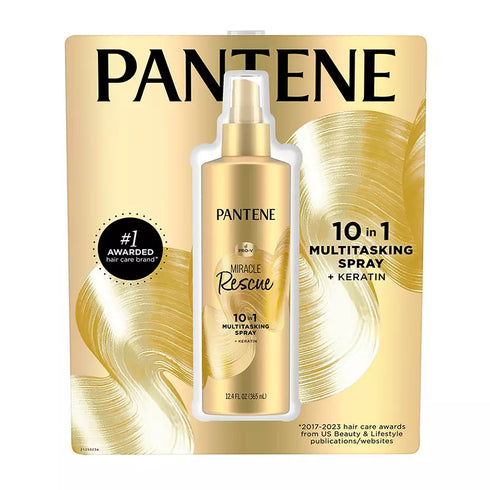 Miracle Rescue 10-in-1 Multitasking Hair Spray with Keratin, 12.4 fl oz