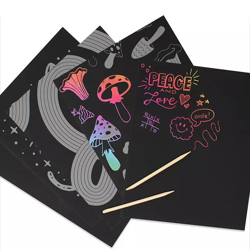 Art 101 Scratch, Scents & Sparkles 200-Piece Kids’ Art Set