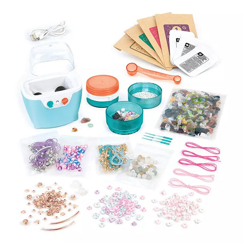 Make It Real Polish & Shine Deluxe Bead Tumbler Set – Jewelry Making & Bead Polishing Kit for Kids