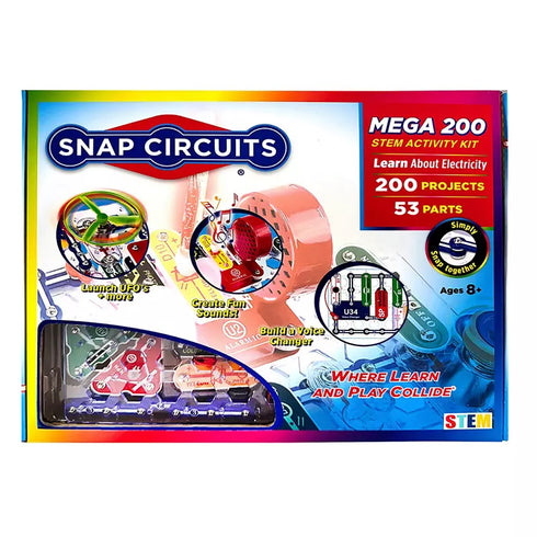 Snap Circuits Mega 200 STEM Electronic Exploration & Activity Kit