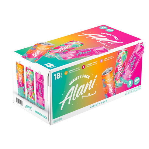 Alani Nu Energy Variety Pack, Cans, 18 pk./12 fl. oz.