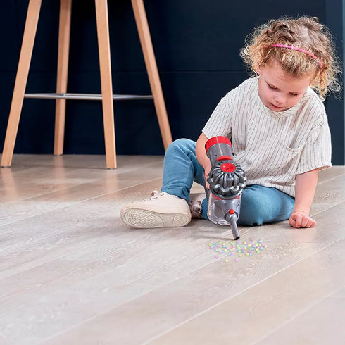 Dyson Cordless Toy Vacuum Cleaner – Real Suction, Lights & Sounds for Kids Pretend Play
