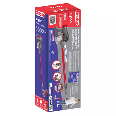 Dyson Cordless Toy Vacuum Cleaner – Real Suction, Lights & Sounds for Kids Pretend Play