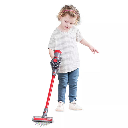 Dyson Cordless Toy Vacuum Cleaner – Real Suction, Lights & Sounds for Kids Pretend Play