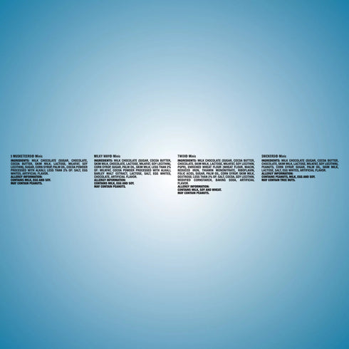 3.57 lbs bag - Snickers, Twix & More Minis Halloween Chocolate Candy Bars