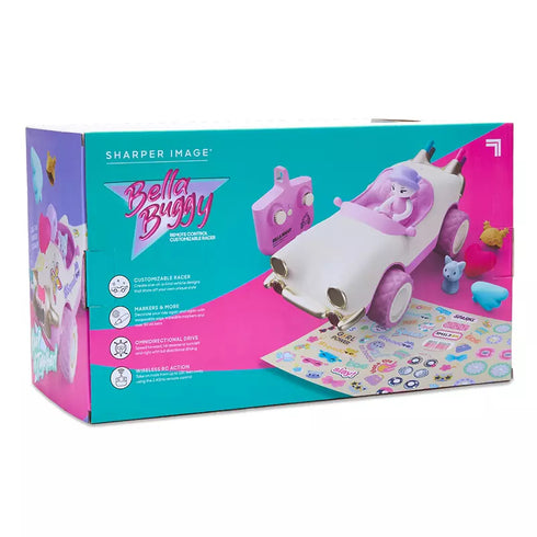 Sharper Image Bella Buggy Remote Control Doodle Racer – Kid-Friendly RC Car with Light-Up Doodling Action & Creative Play Features