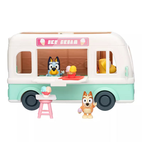 Bluey’s Ice Cream Truck Playset moves smoothly for realistic, imaginative play.