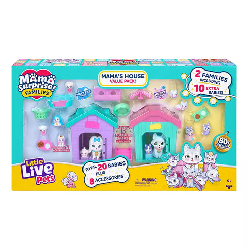 Little Live Pets Mama Surprise Families Mama’s House Value Pack