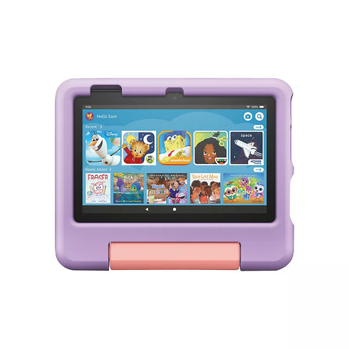 Amazon Fire 7 Kids Tablet (2024 Release), 16GB – Kid-Proof Case, Parental Controls, Purple