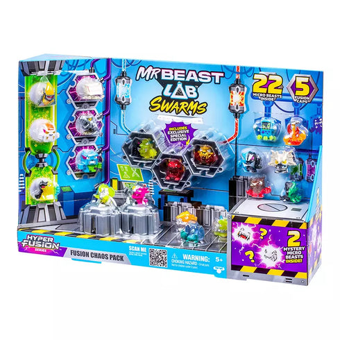 MrBeast Lab Swarms Fusion Chaos Pack – Ultimate Creature Fusion Battle Set for Kids & Collectors