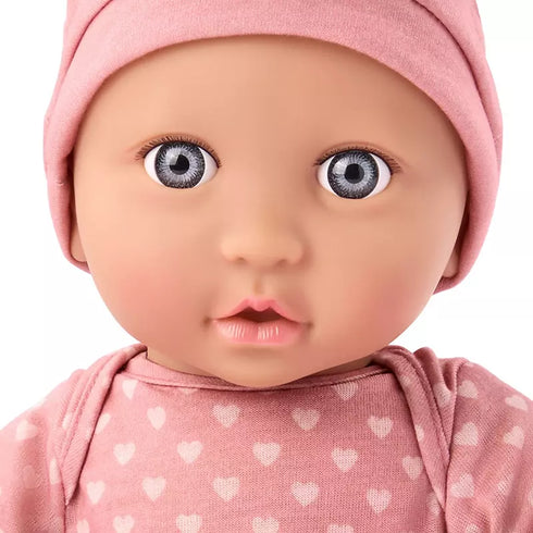 LullaBaby Doll & Stroller Playset includes a soft baby doll and easy-to-push stroller