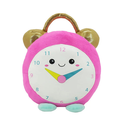 Linzy 22" Smoochy Timeless Pals Plush Toy – Cute Clock Edition Soft Cuddle Plush