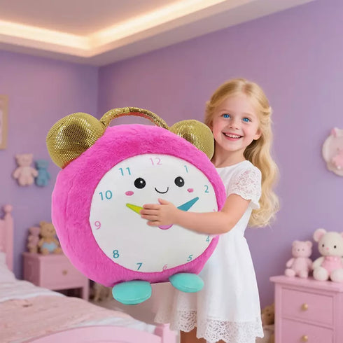 Linzy 22" Smoochy Timeless Pals Plush Toy – Cute Clock Edition Soft Cuddle Plush