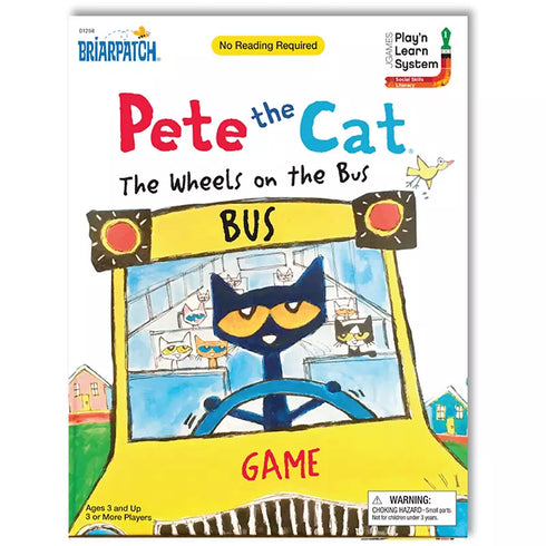 Briarpatch Pete the Cat Board Game Set – 2-Pack Learning & Adventure Games for Kids