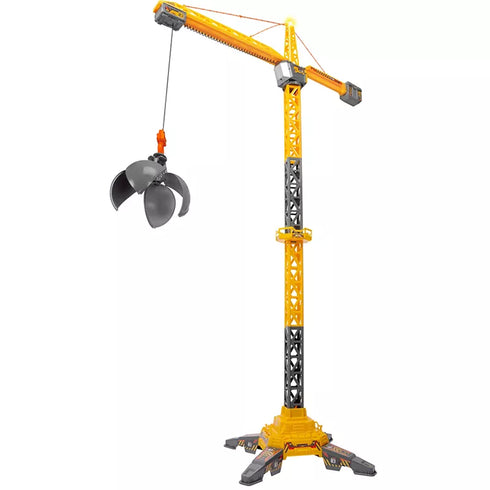 Dickie Toys Titan 59-Inch RC Crane with Accessories – Remote Control Construction Crane