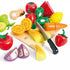 Hape Prep & Play Food Cutting Set – Wooden Pretend Play Kitchen Toy for Kids