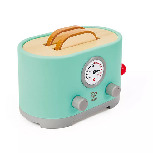 Hape Pop-Up Toast & Play – Wooden Pretend Breakfast Toaster Set for Kids