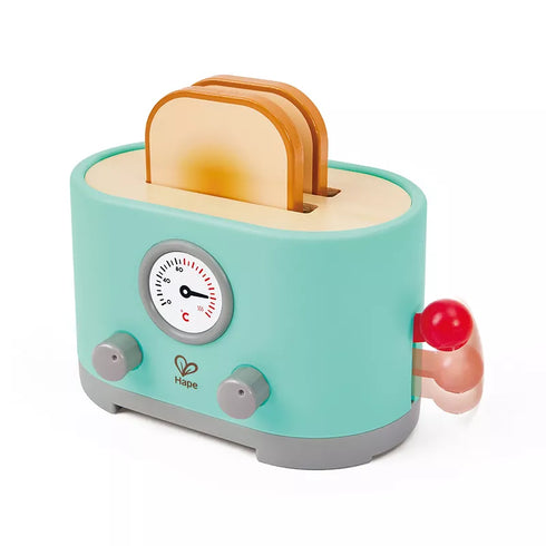 Hape Pop-Up Toast & Play – Wooden Pretend Breakfast Toaster Set for Kids