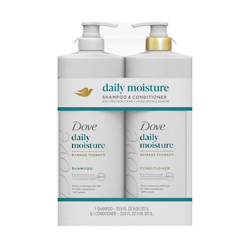 Dove Daily Moisture Shampoo and Conditioner for Dry Hair