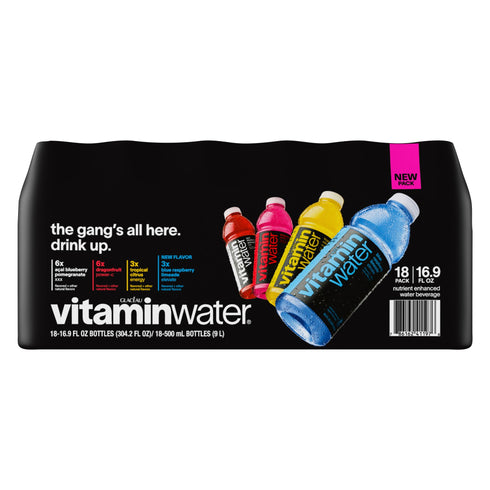 Vitaminwater Variety Pack, 18 pk./16.9 oz.