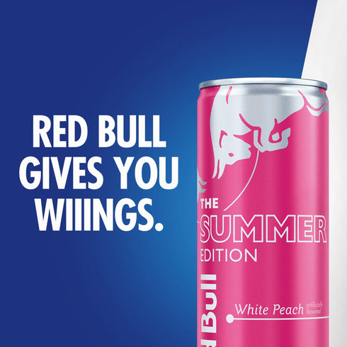Red Bull Summer Edition Energy Drink White Peach Multi-Pack, 24 pk./8.4 fl. oz.