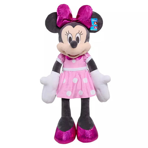 Disney Minnie Mouse Jumbo Plush – Extra-Large Soft & Huggable Character Toy for Kids