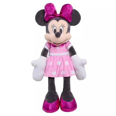 Disney Minnie Mouse Jumbo Plush – Extra-Large Soft & Huggable Character Toy for Kids