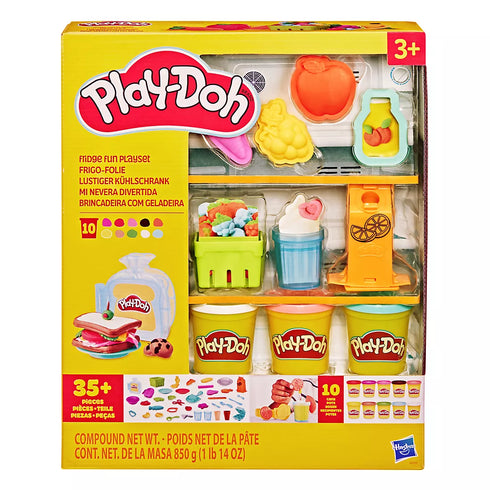 Play-Doh Fridge Fun Playset – Interactive Kitchen-Themed Modeling Compound Activity for Kids