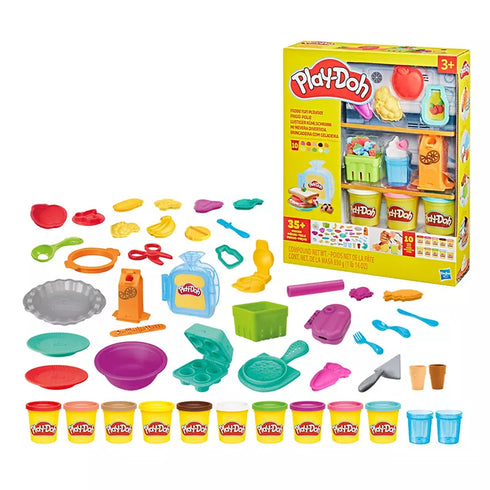 Play-Doh Fridge Fun Playset – Interactive Kitchen-Themed Modeling Compound Activity for Kids