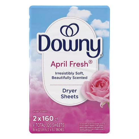 Downy Fabric Softener Dryer Sheets - April Fresh, 320 ct.