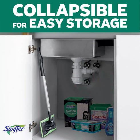 Swiffer Sweep and Mop Deluxe, 2-in-1 Floor Mopping and Sweeping Kit