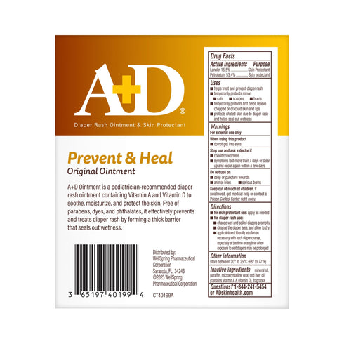 A+D Original Baby Ointment, 2 pk.