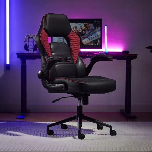 Level-Up Racing Style Gaming Chair with Lumbar Support