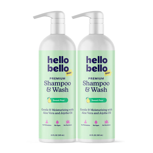 Hello Bello Baby Shampoo & Wash - Sweet Pear, 2 pk./ 20 oz.
