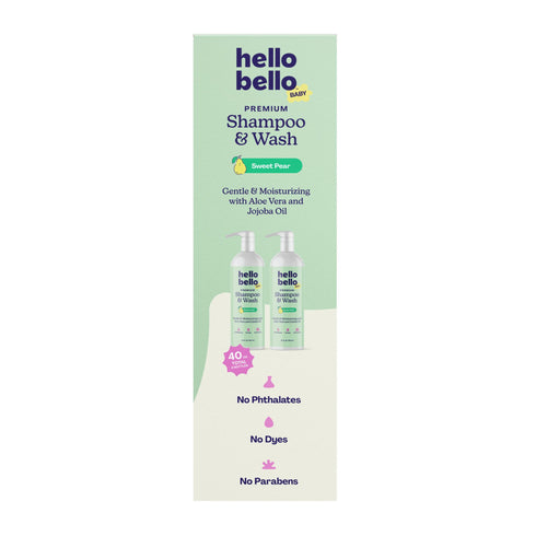 Hello Bello Baby Shampoo & Wash - Sweet Pear, 2 pk./ 20 oz.