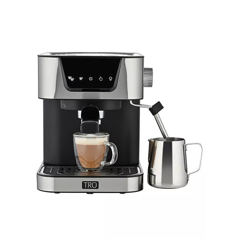 TRU Manual Espresso Machine with Professional Steam Wand