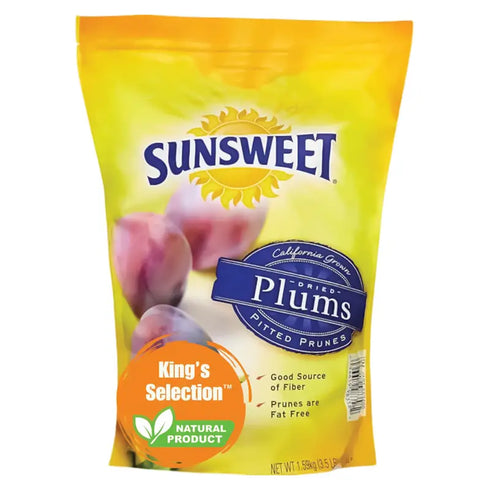 Sunsweet Dried Plums Pitted Prunes - 3.5Pounds - Healthy Snack | High Fiber | Antioxidant-Rich | Naturally Sweet | No Added Sugar | Fat free