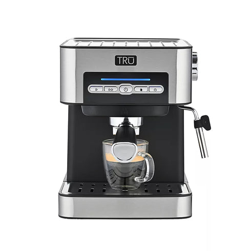 TRU 15 Bar Pump Espresso Machine with Steam Wand