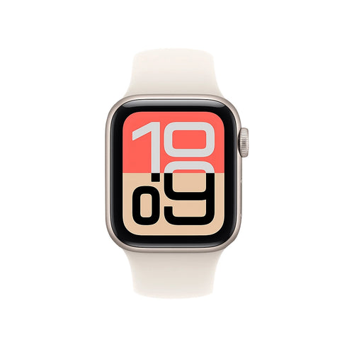 Apple Watch SE (3rd Gen) GPS 40mm – Starlight Aluminum Case with Starlight Sport Band (S/M)