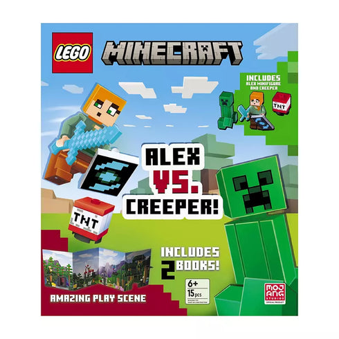 LEGO Minecraft Alex vs Creeper Landscape Activity Box