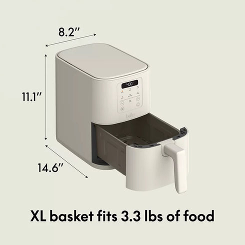 Bella 4-Quart Slim Air Fryer with Touchscreen Controls