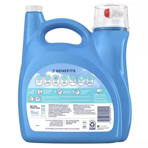 Downy Soft 2-in-1 Soft and Fresh Liquid Fabric Softener - Cool Cotton, 257 loads/150 oz.