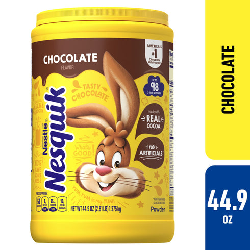 Nesquik Chocolate Flavored Powder Drink Mix, 44.974 oz.