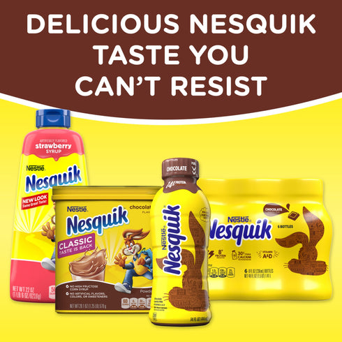 Nesquik Chocolate Flavored Powder Drink Mix, 44.974 oz.