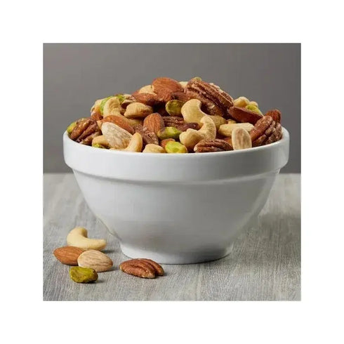 Premium Unsalted Mixed Nuts, 2.5 lbs - Deluxe Snack Blend with Cashews, Almonds, Pistachios, and Pecans for Flavorful Snacking and Versatile Use