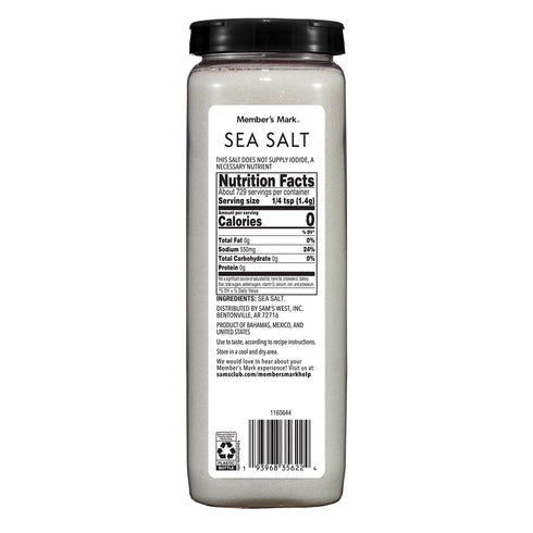 Member's Mark Sea Salt, 36 oz