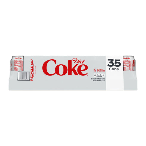 Diet Coke Diet Soda Soft Drink, Cans, 35 pk./12 fl. oz.